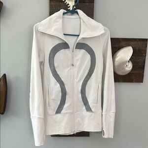 Lululemon Women's White and Gray Jacket